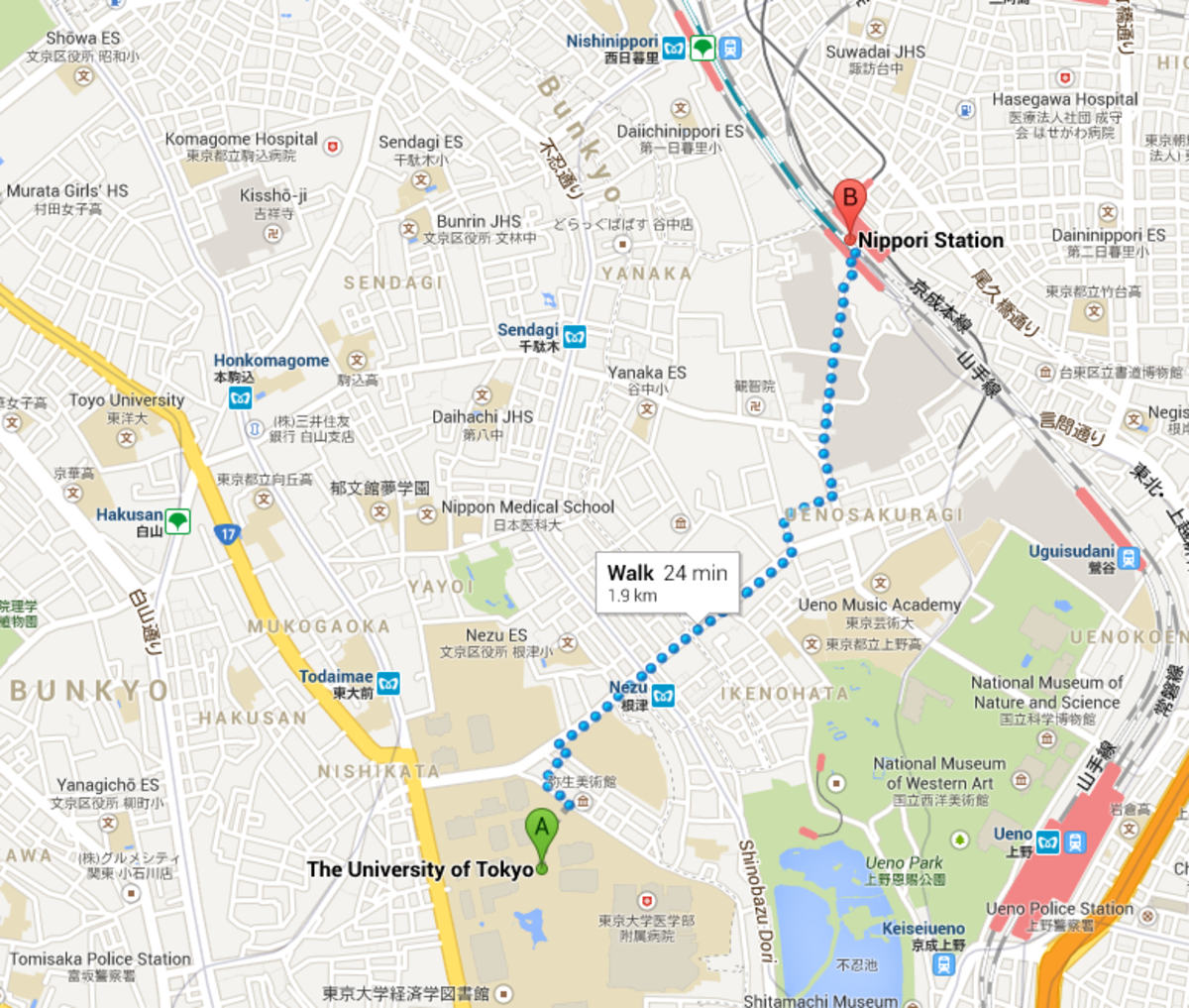 le map